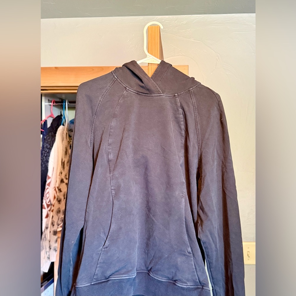 Lululemon Dark Gray Scuba Sweatshirt size 12